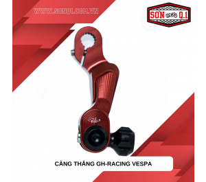 Càng Thắng CNC GH-Racing Cho Vespa ( Đỏ Núm Đen )