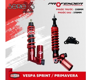 Phuộc Profender X Vespa Sprint / Primavera ( Màu Đỏ )