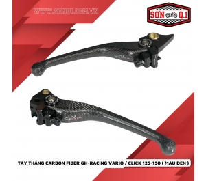 Tay Thắng Carbon Fiber GH-Racing Cho Vario / Click 125-150 ( Màu Đen )