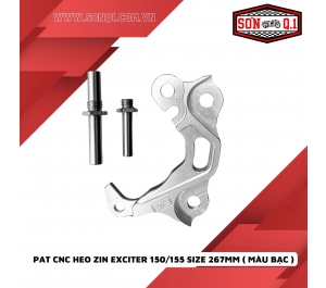 Pat CNC Heo Zin GH-Racing Exciter 150/155 Size 267mm ( Màu Bạc )