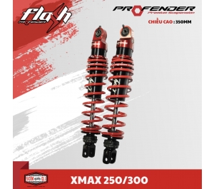 Phuộc Profender Flash Xmax 250/300 Không Bình Dầu ( Màu Đỏ )